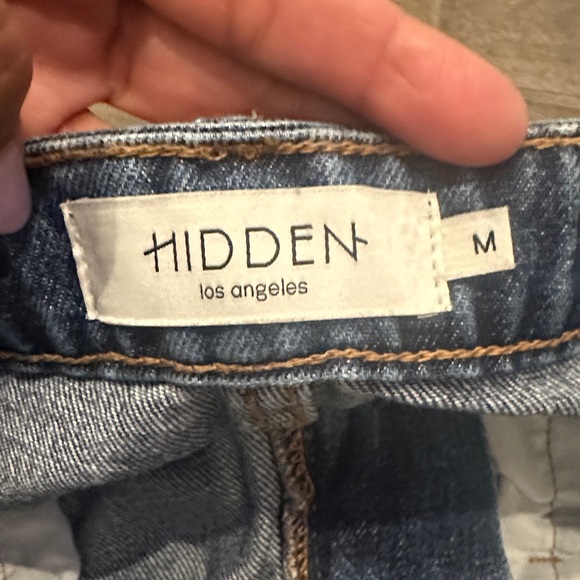 Distressed Blue Jean Shorts - Picture 4 of 4